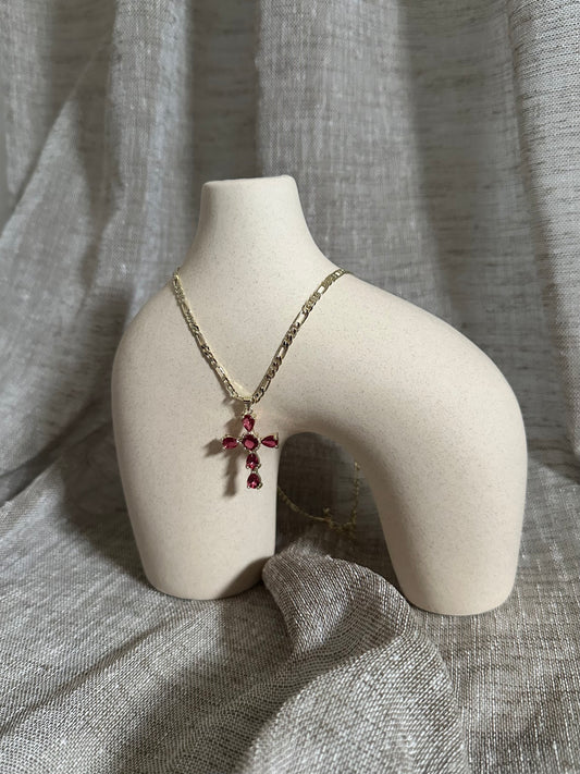 Red Cross Necklace