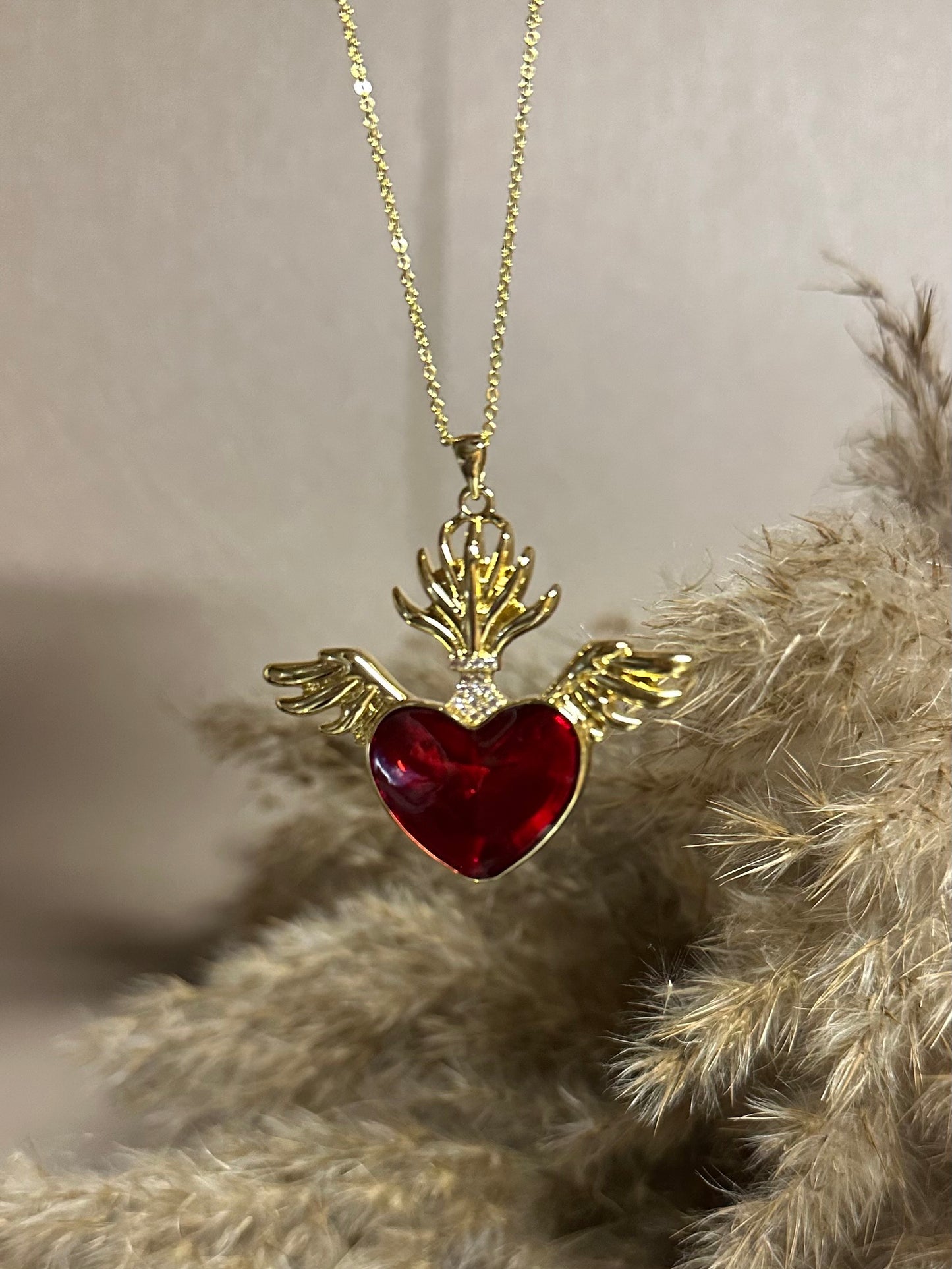 Red Heart Necklace